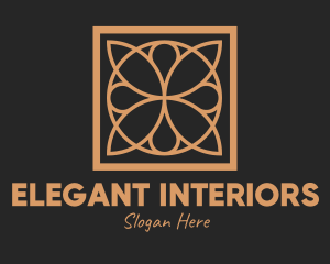 Elegant Floral Tile Pattern  logo design