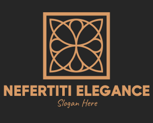 Elegant Floral Tile Pattern  logo design