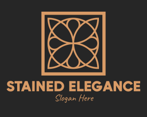 Elegant Floral Tile Pattern  logo design