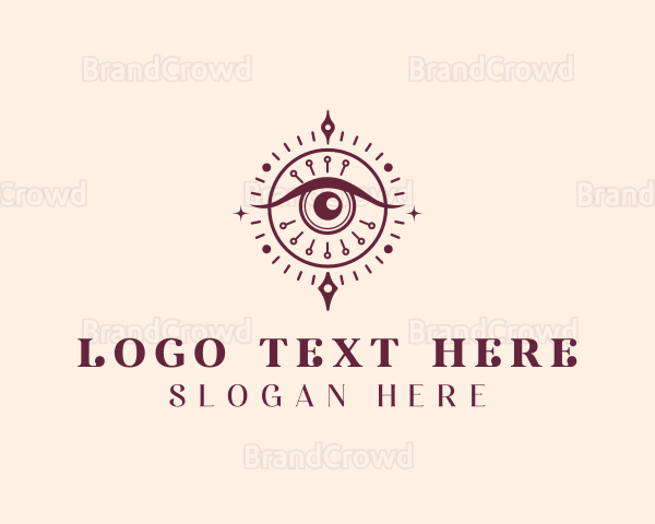 Spiritual Mystical Eye Logo