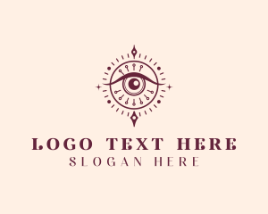 Bohemian - Spiritual Mystical Eye logo design