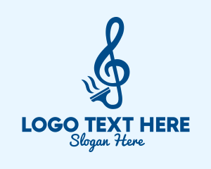 Music Store - Clean Music Squeegee logo design