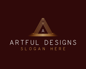 Luxury Triangle Deluxe  logo design