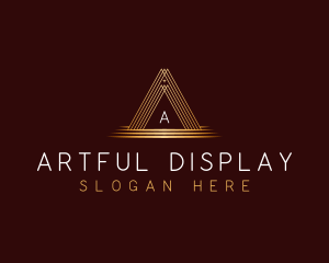 Luxury Triangle Deluxe  logo design