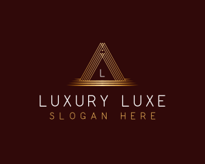 Luxury Triangle Deluxe  logo design