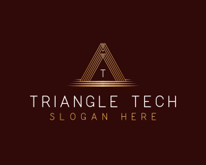 Luxury Triangle Deluxe  logo design