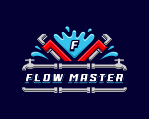 Plumbing Pipe Wrench logo design