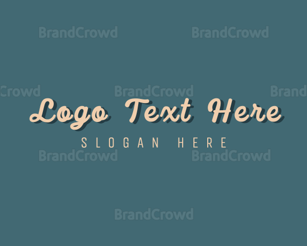 Quirky Brand Script Logo