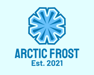 Winter Frost Crystal logo design
