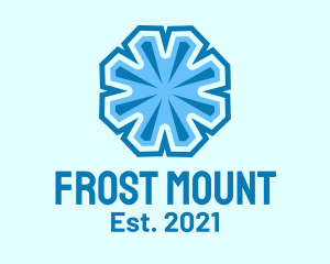 Winter Frost Crystal logo design