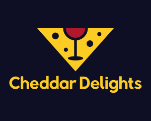 Cheddar - Cheese Wine Bar logo design