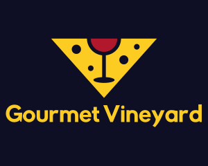 Food And Wine - Cheese Wine Bar logo design