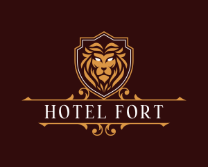 Royal Lion Hotel logo design