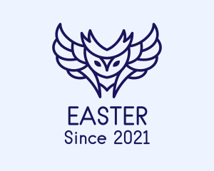 Hooter - Minimalist Owl Bird logo design