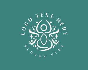 Person - Luxury Yoga Wellness logo design