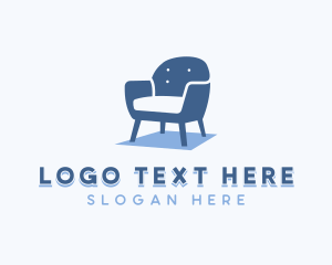 Upholsterer - Upholstery Chair Furniture logo design
