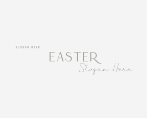 Elegant Fashion Wordmark Logo