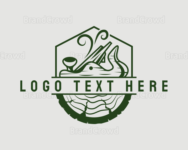 Wood Worker Carpenter Logo