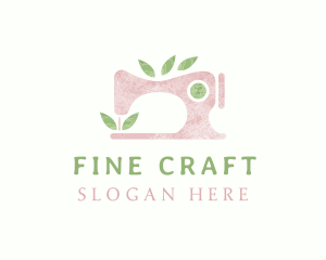 Watercolor Sewing Machine logo design