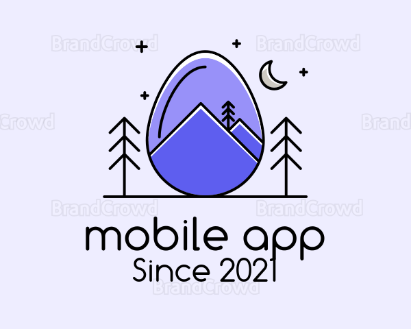 Outdoor Mountain Egg Logo