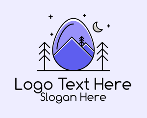 Outdoor Mountain Egg Logo