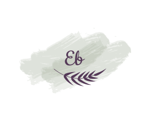 Organic - Leaf Watercolor Wordmark logo design