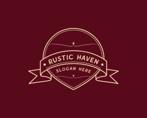 Rustic Souvenir Shop logo design