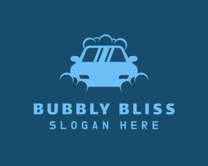 Bubbles Car Wash logo design