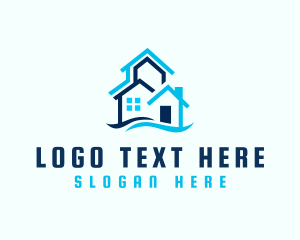 Contractor - Minimalist House Residence logo design