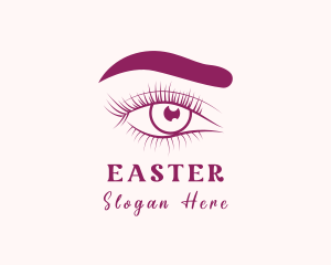 Eyelash - Aesthetic Eye Cosmetics logo design