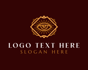 Tarot - Tarot Spiritual Eye logo design