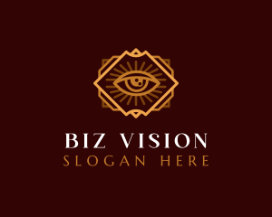 Tarot Spiritual Eye logo design