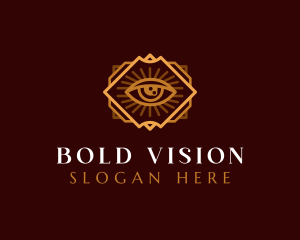 Tarot Spiritual Eye logo design