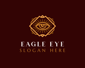 Tarot Spiritual Eye logo design