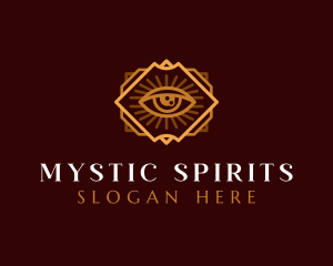 Tarot Spiritual Eye logo design