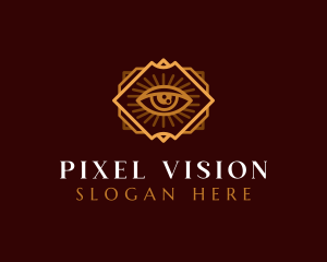 Tarot Spiritual Eye logo design