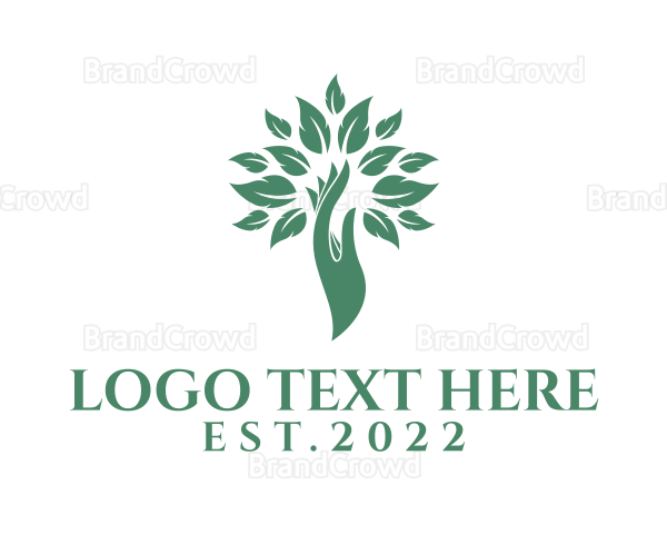 Gardening Hand Plant Logo