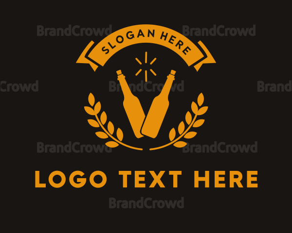 Distillery Craft Liquor Beer Logo