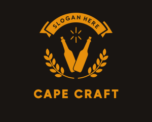 Distillery Craft Liquor Beer logo design