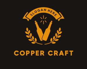 Distillery Craft Liquor Beer logo design