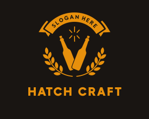 Distillery Craft Liquor Beer logo design