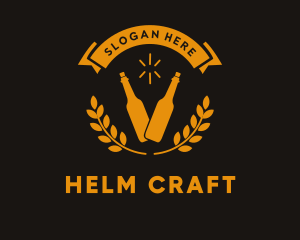 Distillery Craft Liquor Beer logo design