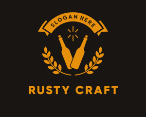 Distillery Craft Liquor Beer logo design