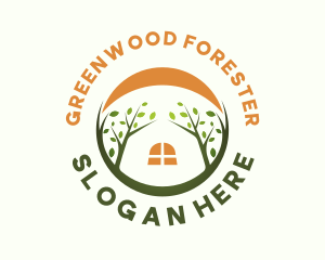 Forest Tree House logo design