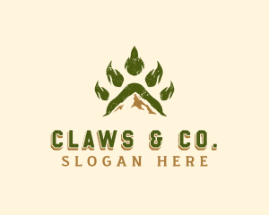 Bear Claw Mountain logo design