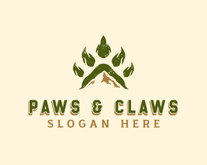 Bear Claw Mountain logo design