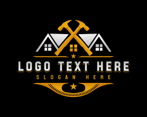 Refurbish - Hammer Roofing Carpentry logo design