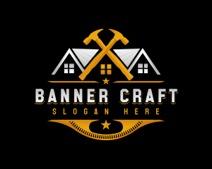 Hammer Roofing Carpentry logo design