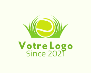 Grass - Tennis Ball Grass Court logo design