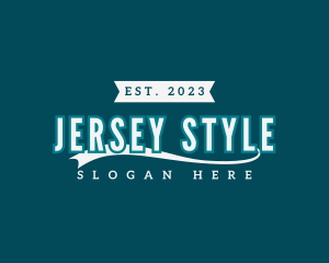 Jersey - Retro Athlete Jersey logo design